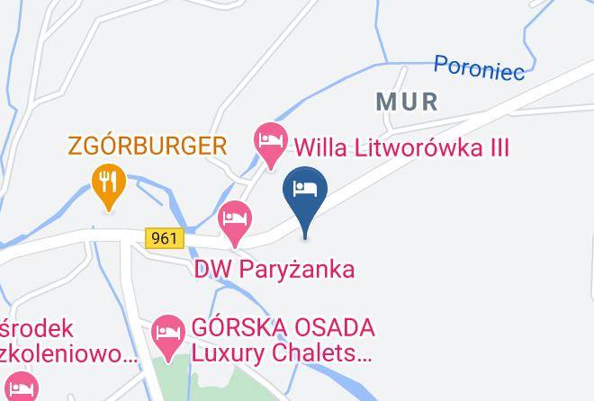 Tatrzanski - Cyrwony Domek Maps