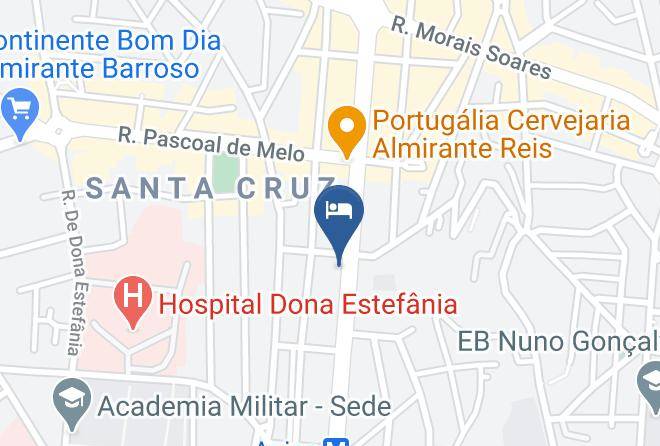Lisbon - Czar Lisbon Hotel Maps