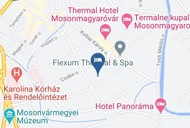 Mosonmagyarovar - Czinger Vendegszobak Maps