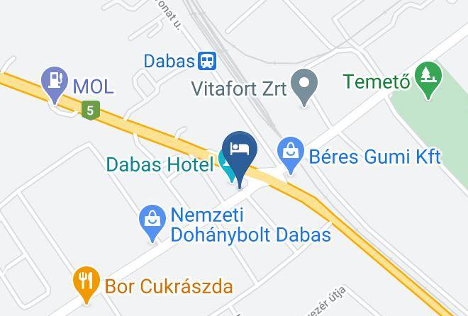 Dabas District - Dabas Hotel Maps