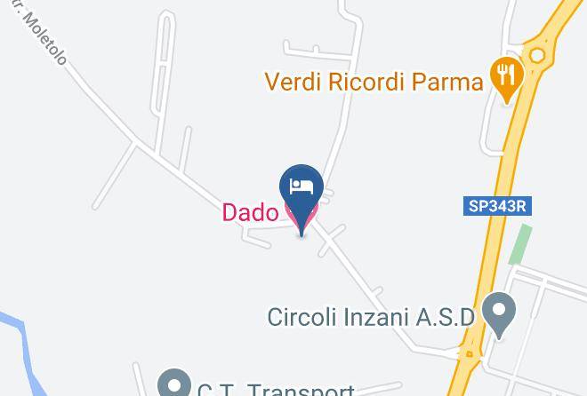 Parma - Dado Hotel Maps