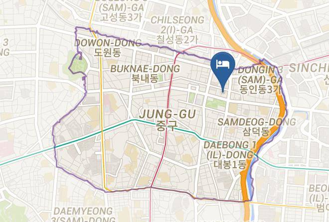 Junggu - Daegu Goodstay Herotel Maps