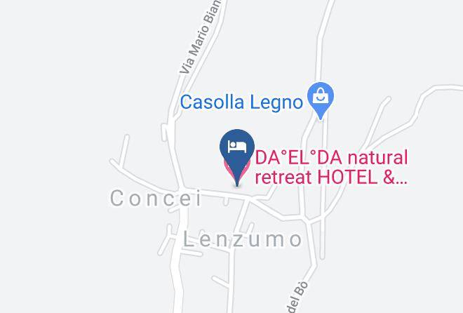 Trento - Daelda Natural Retreat Hotel & Restaurant Maps