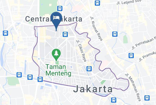 Central Jakarta - Dafam Express Jaksa Jakarta Maps