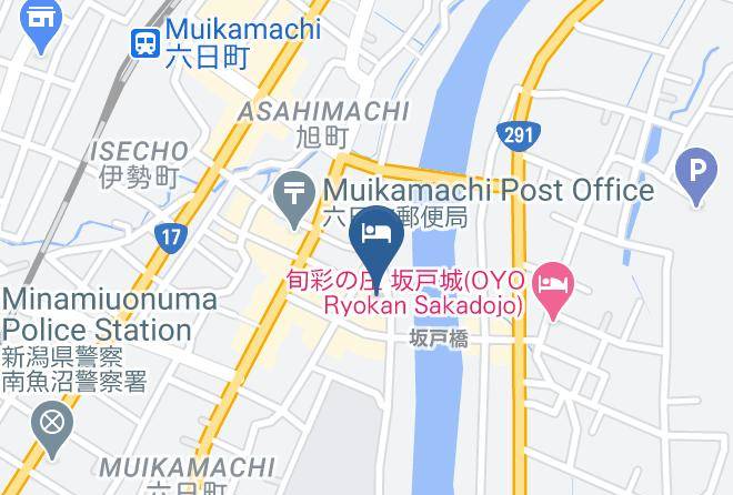 Minamiuonuma City - Daffaires Inn Muikamachi Hotel Maps