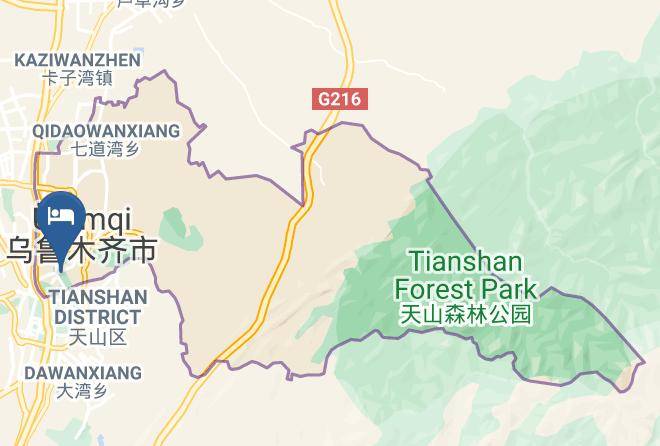 Urumqi - Dahe Leisure Club Maps