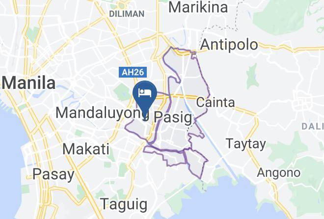 Metro Manila - Dahlia Hotel Maps