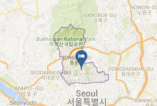 Jongnogu - Dahmsojung Hanok Hotel Maps