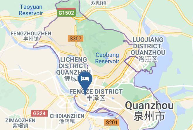 Quanzhou - Dahua Hotel Maps