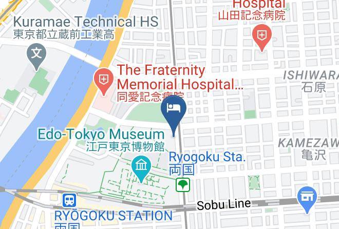 Sumida Ward - Dai Ichi Hotel Ryogoku Maps