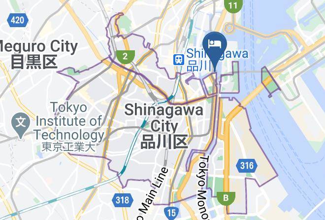 Shinagawa Ward - Dai Ichi Hotel Tokyo Seafort Maps