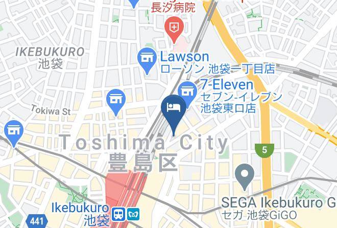 Dai Ichi Inn Ikebukuro Map