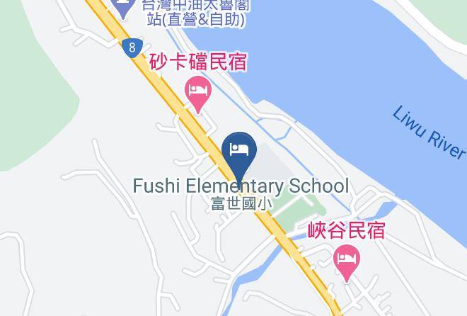 Dai Yi Shia B&b Mapa - Taiwan - Hualiennty