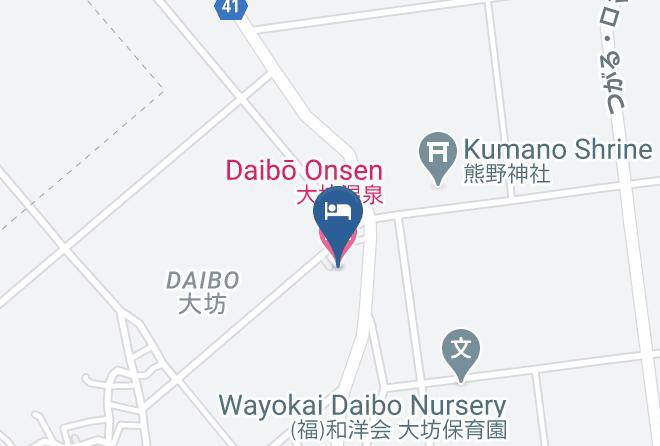 Hirakawa City - Daibo Onsen Maps