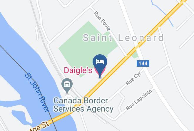 Daigle's Motel Map