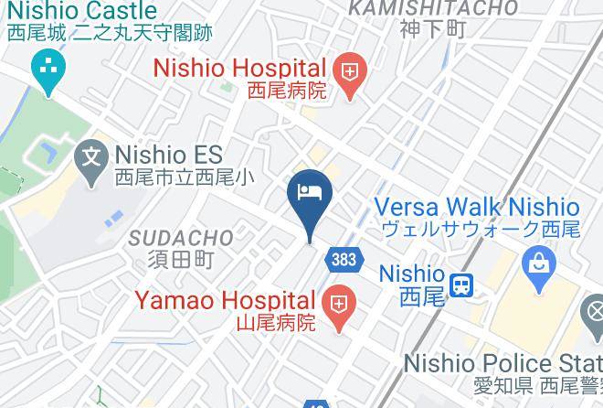Nishio City - Daiichi Business Hotel Takeso Maps