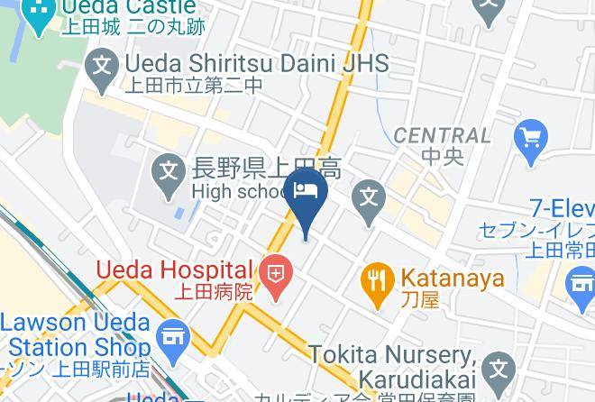 Ueda City - Ueda Dai Ichi Hotel Maps