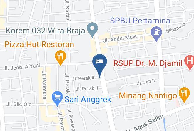 Kota Padang - Daima Hotel Padang Maps