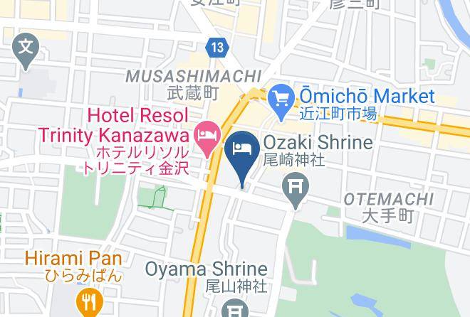Kanazawa City - Daimaruan Maps