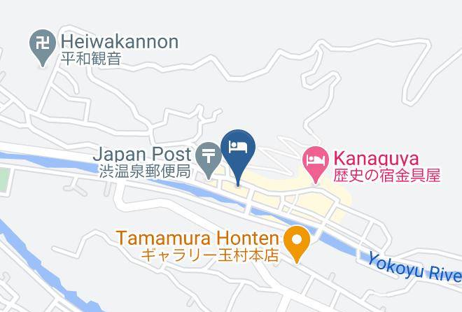 Yamanouchi Townshimotakai District - Daimaruya Ryokan Maps