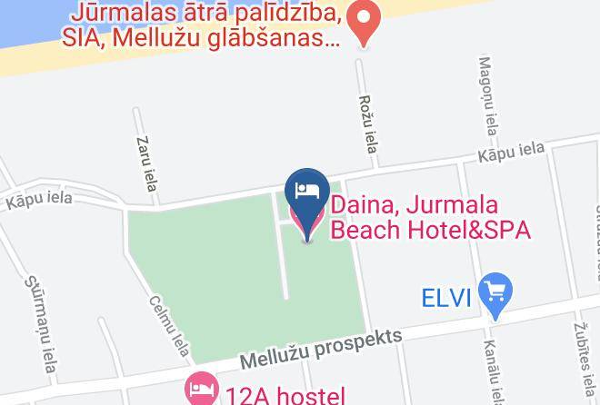 Jurmala - Daina Jurmala Beach Hotel&spa Maps