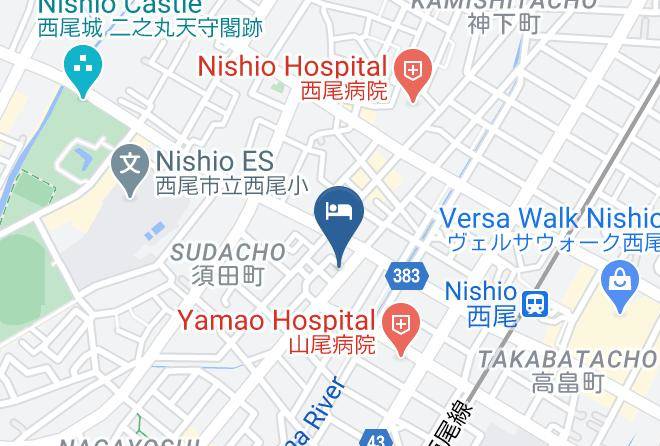 Nishio City - Daini Business Hotel Takeso Maps