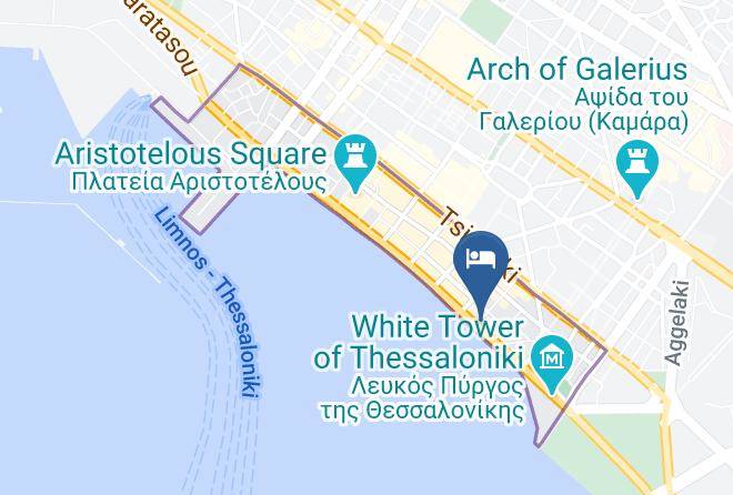 Salonica - Daios Luxury Living Hotel Maps