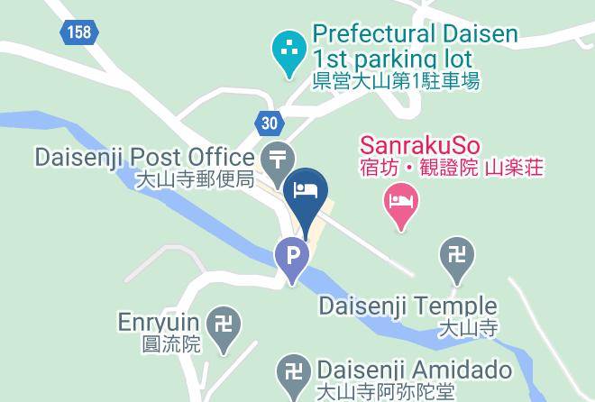Daisen Townsaihaku District - Daisenkan Maps