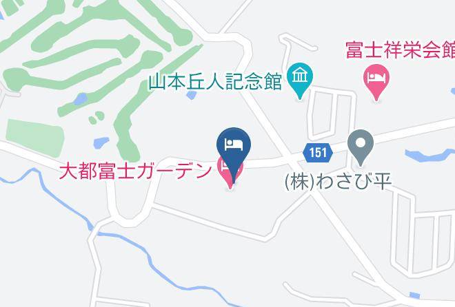 Oyama Townsunto District - Daitofuji Garden Hotel Maps
