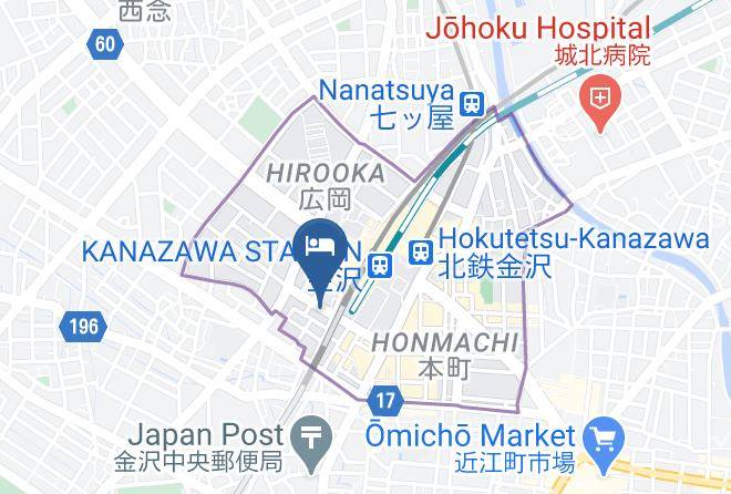 Daiwa Roynet Hotel Kanazawa Eki Nishiguchi Map