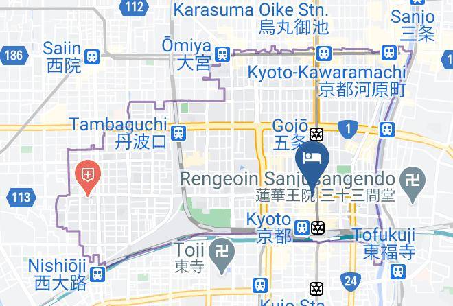 Kyoto City Shimogyo Ward - Daiwa Roynet Hotel Kyoto Ekimae Maps