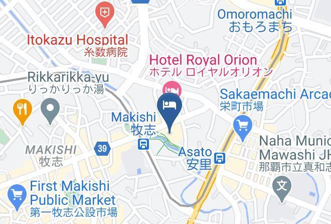 Naha City - Daiwa Roynet Hotel Naha Kokusaidori Maps