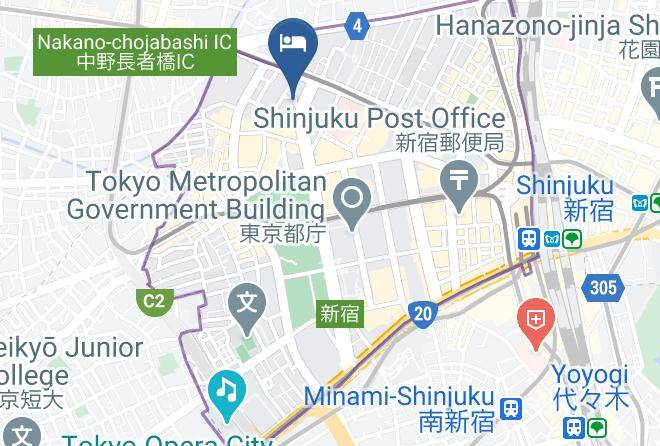 Shinjuku Ward - Daiwa Roynet Hotel Nishi Shinjuku Maps