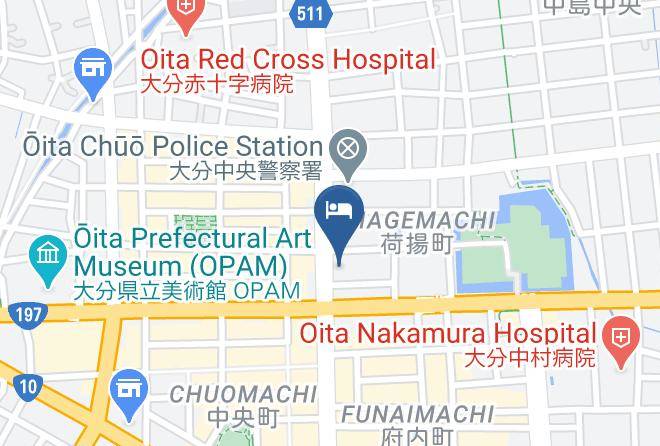 Daiwa Roynet Hotel Oita Map