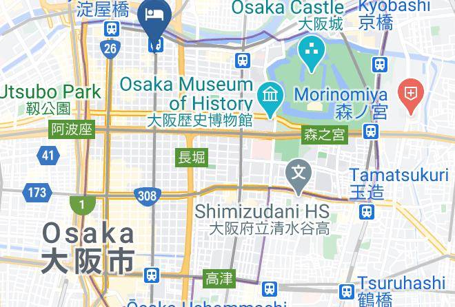 Osaka City Chuo Ward - Daiwa Roynet Hotel Osaka Kitahama Maps