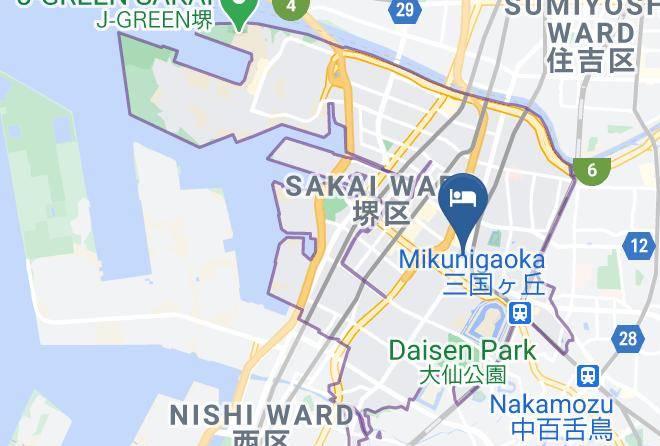 Sakai City Sakai Ward - Daiwa Roynet Hotel Sakaihigashi Osaka Maps