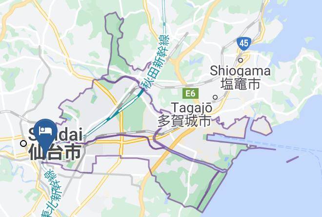 Sendai City Miyagino Ward - Daiwa Roynet Hotels Sendai Maps