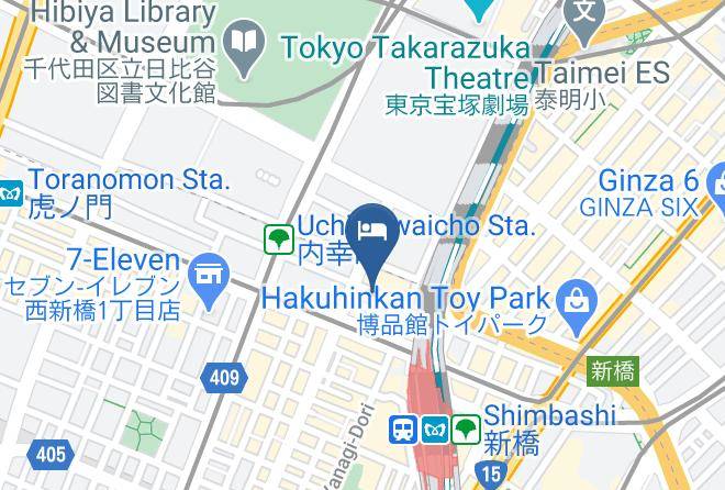 Daiwa Roynet Hotel Shimbashi Map
