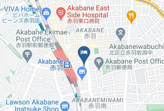 Kita Ward - Daiwa Roynet Hotel Tokyo Akabane Maps