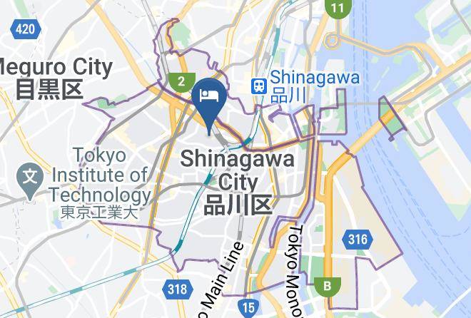 Shinagawa Ward - Daiwa Roynet Hotels Tokyo Osaki Maps