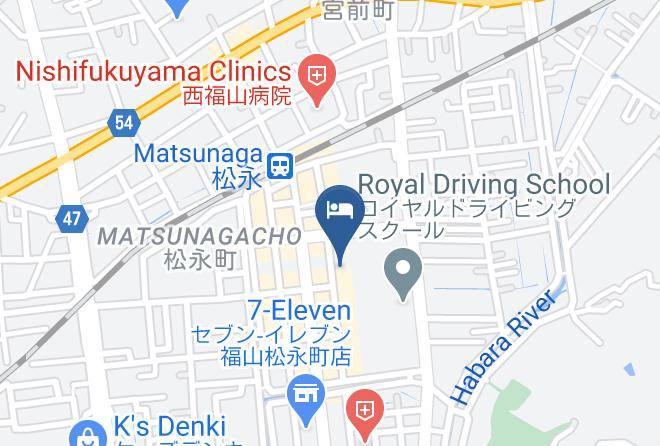 Fukuyama City - Daiwaroynethotel Fukuyamaekimae Maps