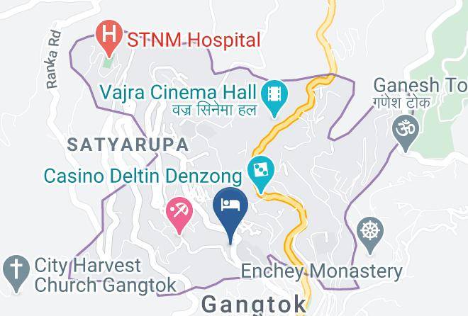 Gangtok - Daizzo Royal Oaks Maps