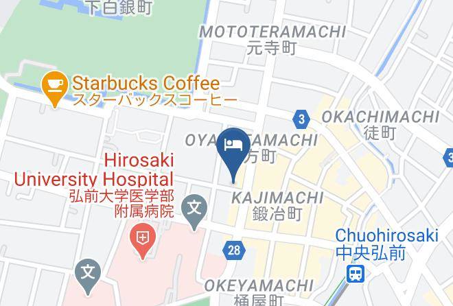 Hirosaki City - Ryokan Edogawa Maps