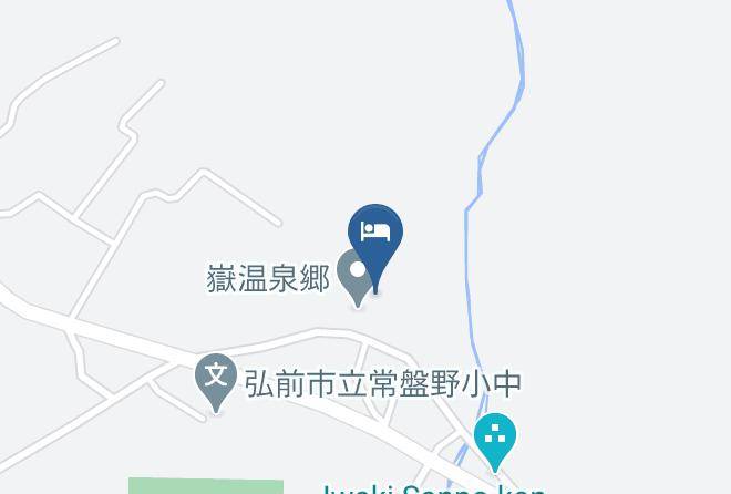 Hirosaki City - Dake Onsen Yama No Hotel Maps