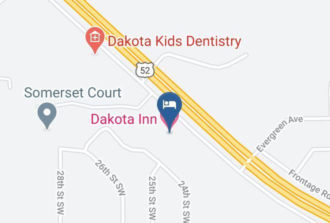 Dakota Inn Map - North Dakota - Ward