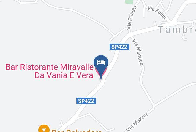 Belluno - Bar Ristorante Miravalle Da Vania E Vera Maps