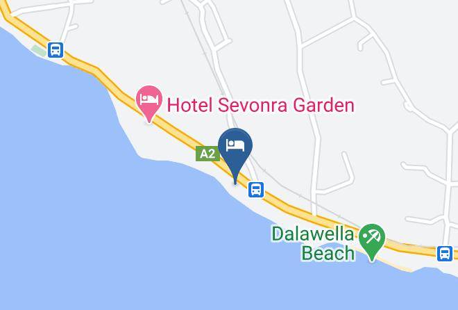 Galle - Dalawella Beach Resort By Deco Maps