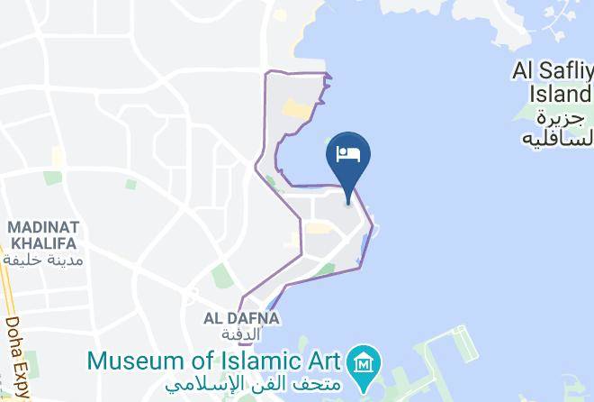 Doha - Dalchini Restaurant & Bar Centara West Bay Residences & Suites Doha Maps