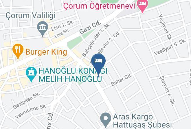 Corum Bahcelievler - Hotel Dalgiclar Maps