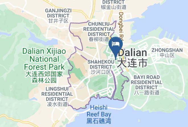 Dalian - Dalian Binyuan Express Hotel Maps